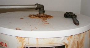 WATER LEAKS ON A HOT WATER MEGAFLO